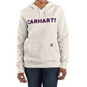 new Carhartt105194 Midweight Relaxed Fit Logo Hoodie  Malt 267sn